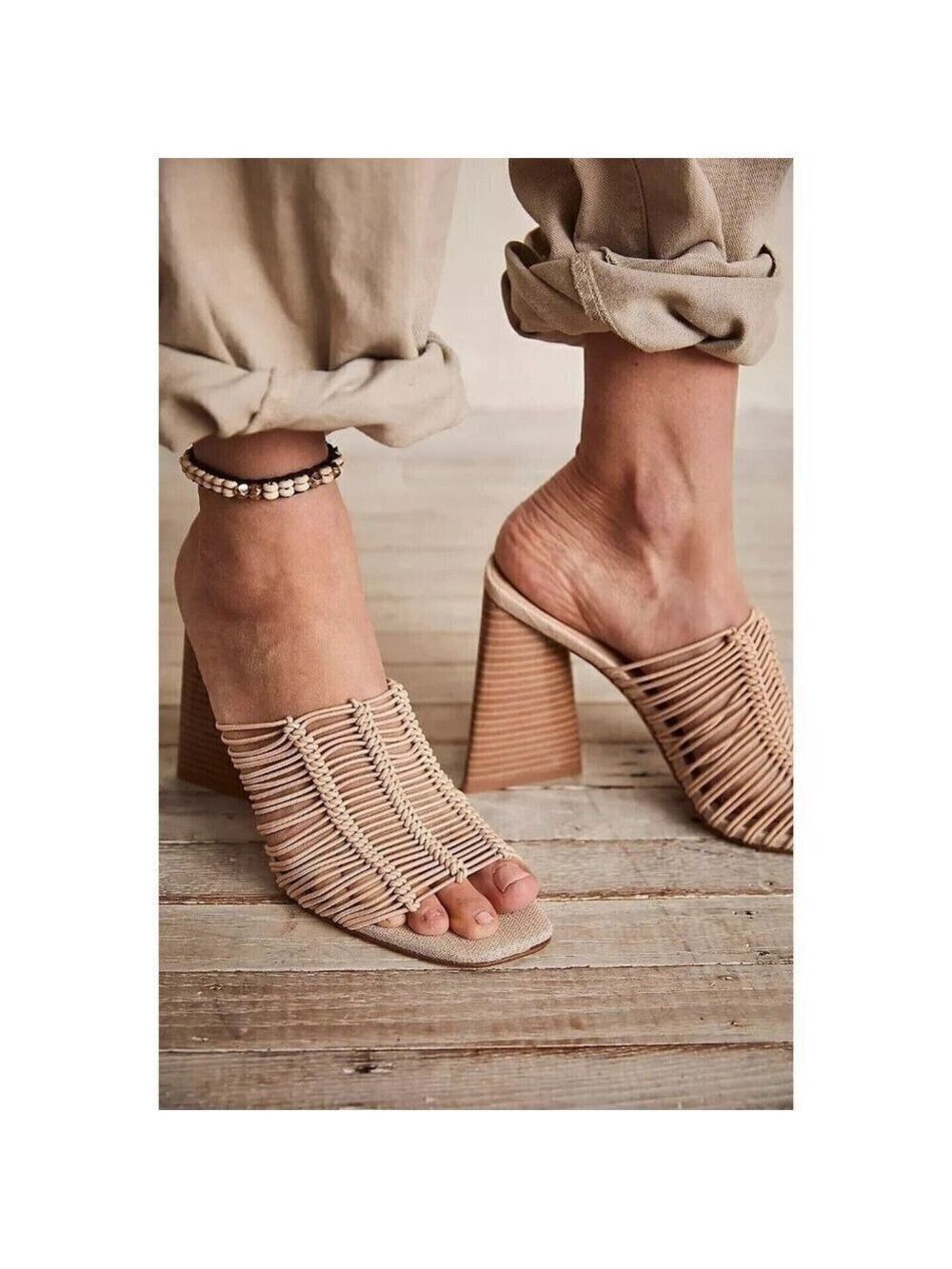 Sam Edelman "Laurette" BNWT strappy sandal tan Womens NEW